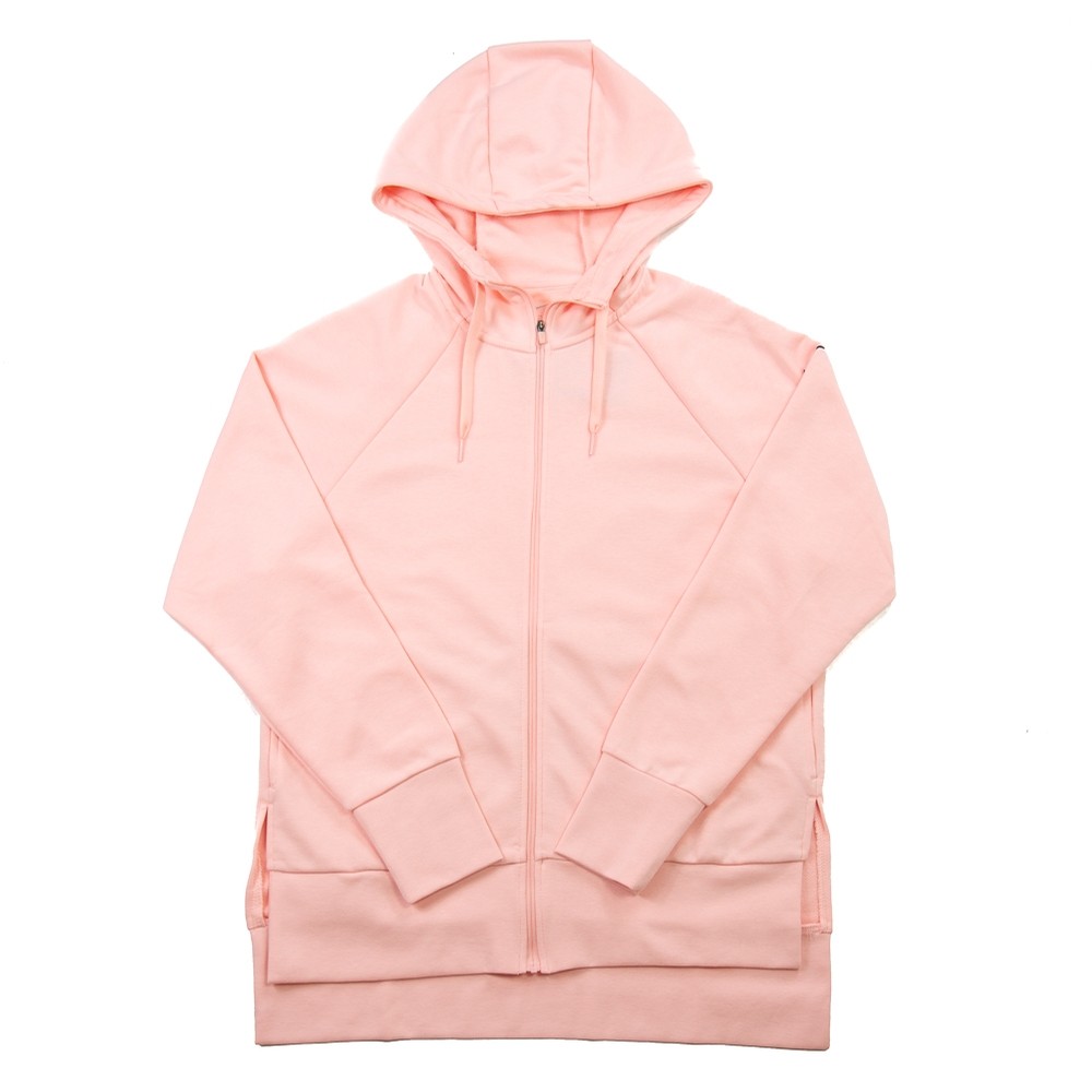 pink nike zip up hoodie
