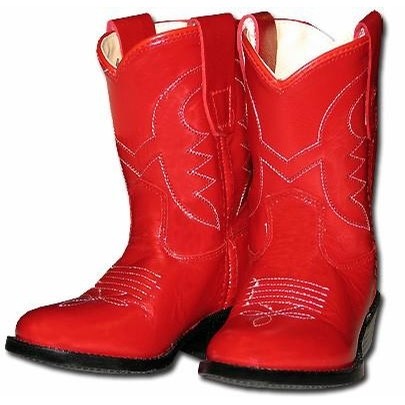baby red cowboy boots