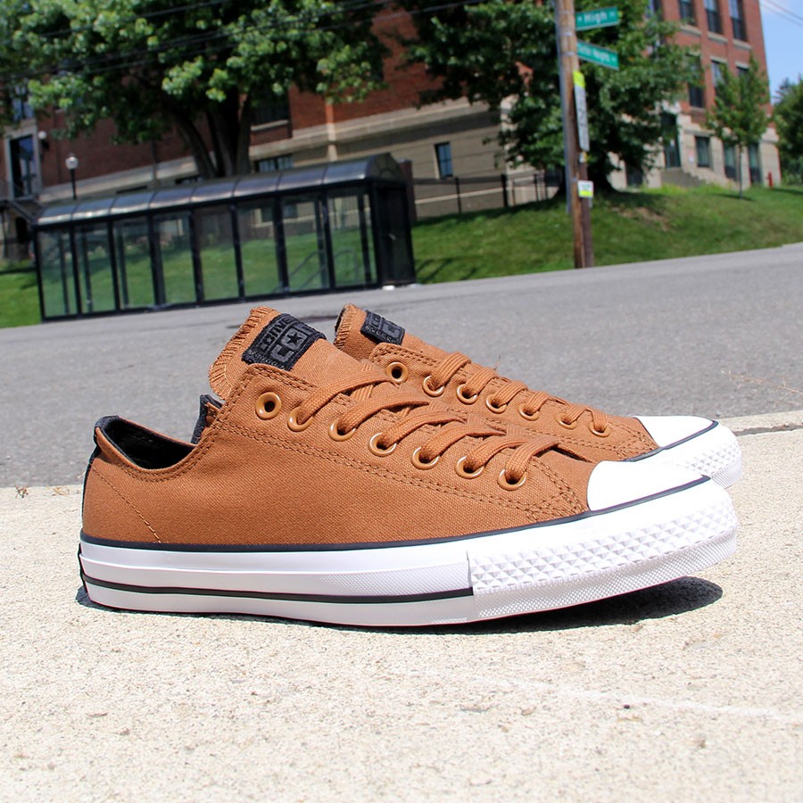 Converse CTAS Pro OX Rubber (Brown CNVS) Shoes at Embassy
