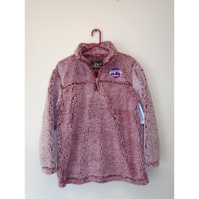 lavender sherpa pullover