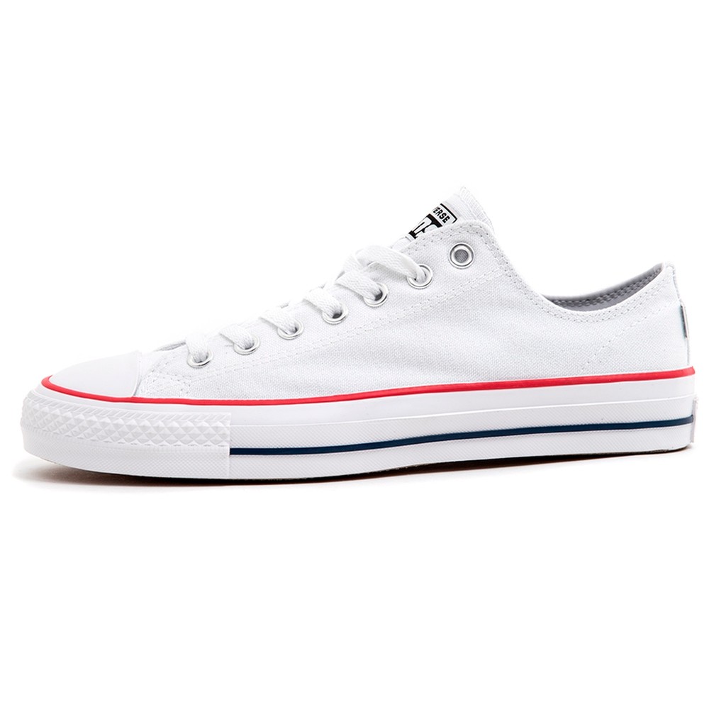 Converse CTAS Pro Ox (White / White / Red / Insignia) Men's at Uprise