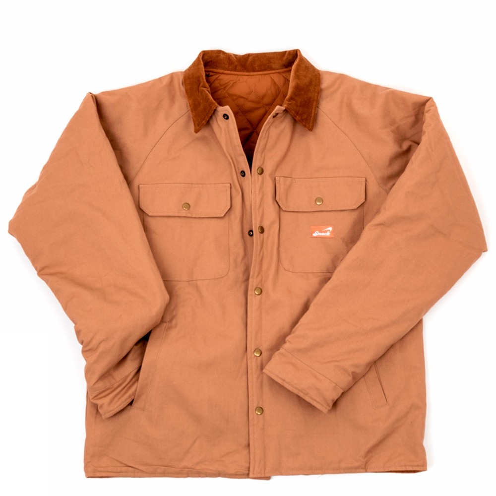 Snack Duck Reversible Canvas Chore Coat (Tan) Jackets at Uprise