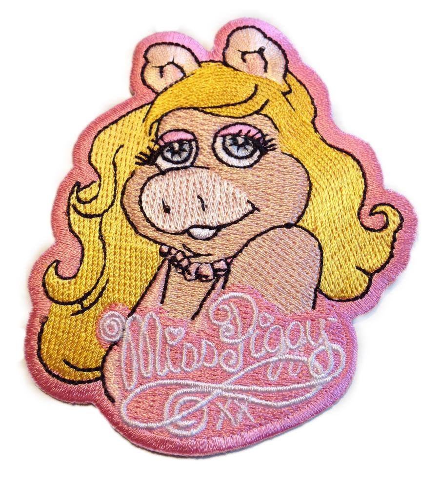 Fuzzy Dude Muppets Miss Piggy Patch Accessories Patches at Broken Cherry